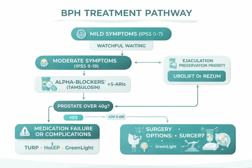 BPH treatment pathway