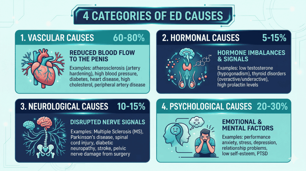 Causes of ED