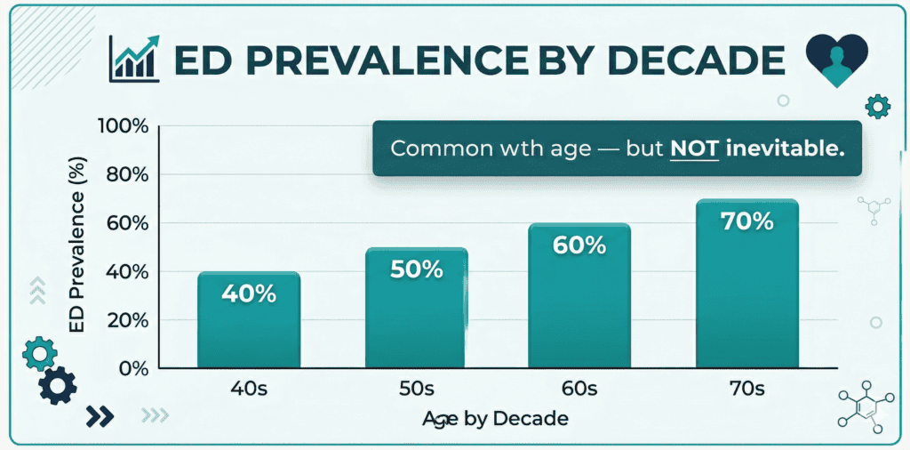 Age and ED prevalence