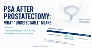 PSA After Prostatectomy: What “Undetectable” Means