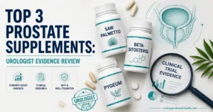Home - Urology & Men's Health | Clinical Guides by Dr. Muhammad Khalid 35 Top 3 Prostate Supplements: Urologist Evidence Review