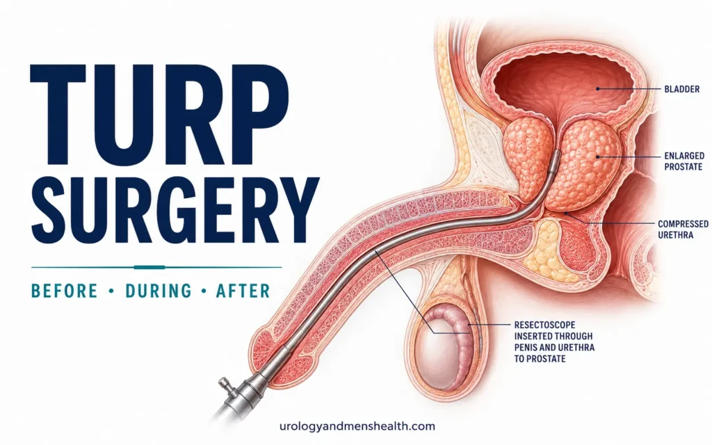 TURP Surgery: What to Expect Before, During & After 1 TURP surgery for enlarged prostate — what to expect before, during, and after the procedure