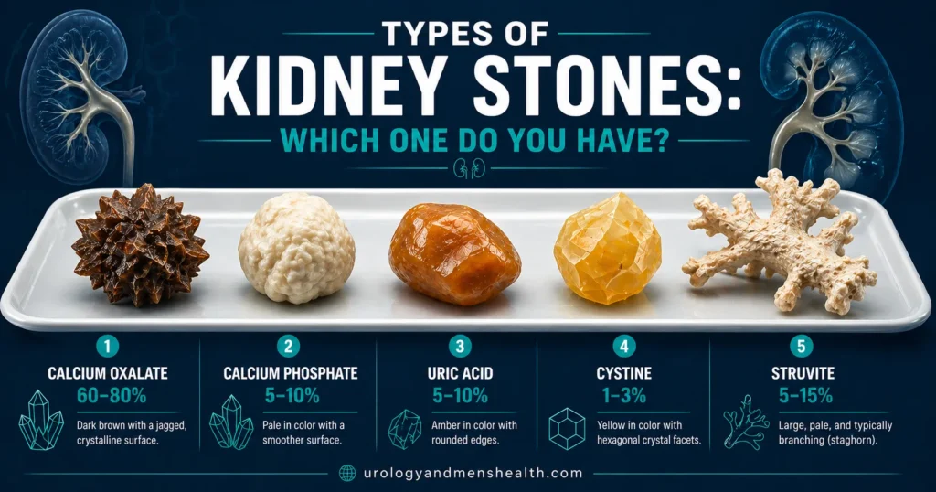 kidney stones types