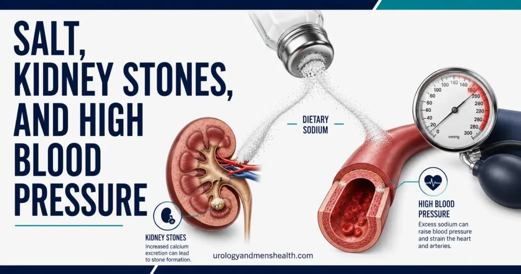 Salt and Kidney Stones: The Blood Pressure Link