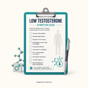 Low Testosterone Symptom Quiz