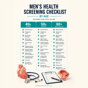 Men Health Screening Checklist