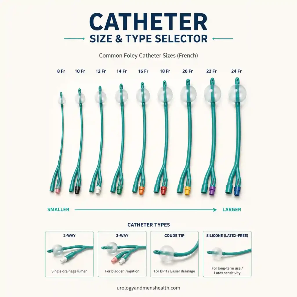 Catheter Size & Type Selector