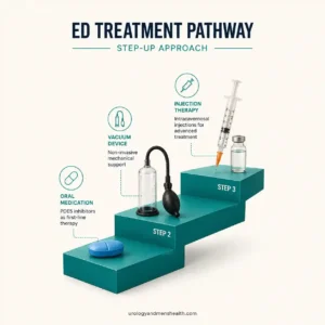 ED Treatment Pathway (Step-Up)