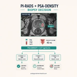 PI-RADS + PSA-Density Biopsy Decision