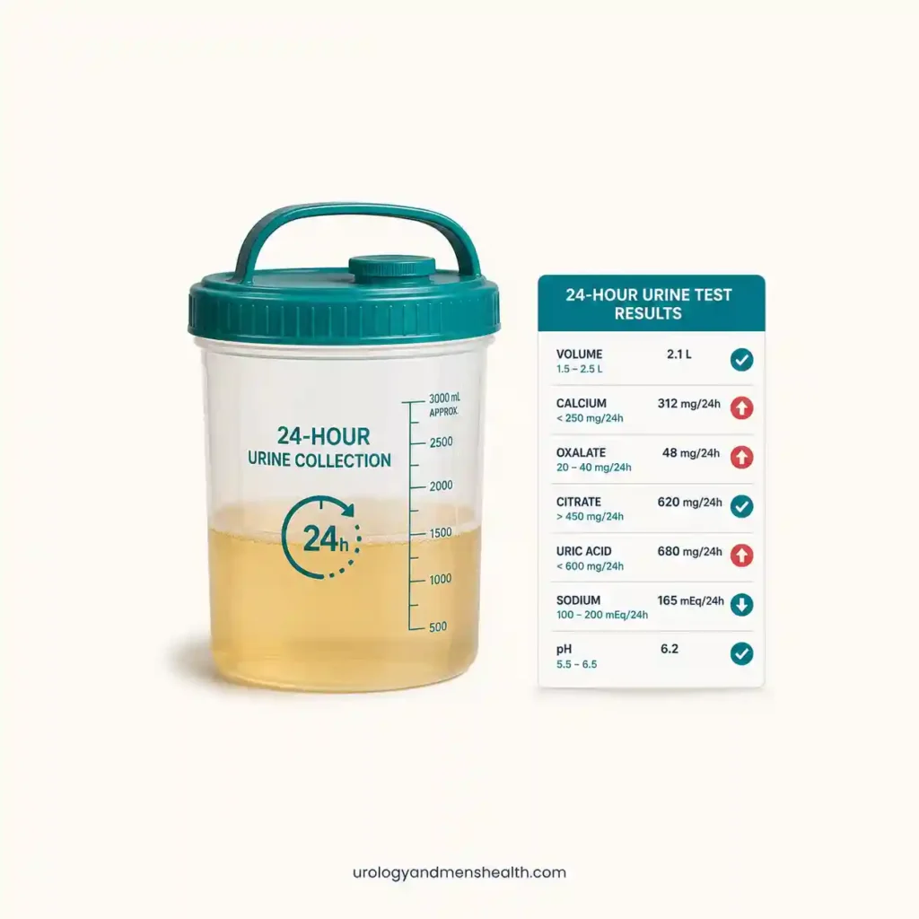 24-Hour Urine Test Interpreter for kidney stones