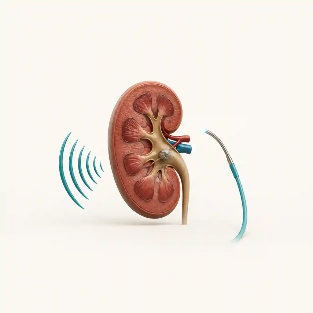 kidney stone surgery options compared - ESWL, ureteroscopy, PCNL